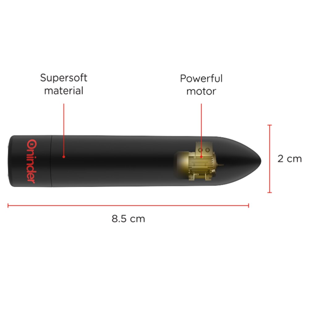 8.5cm Berlin App Controlled Bullet Vibrator Oninder