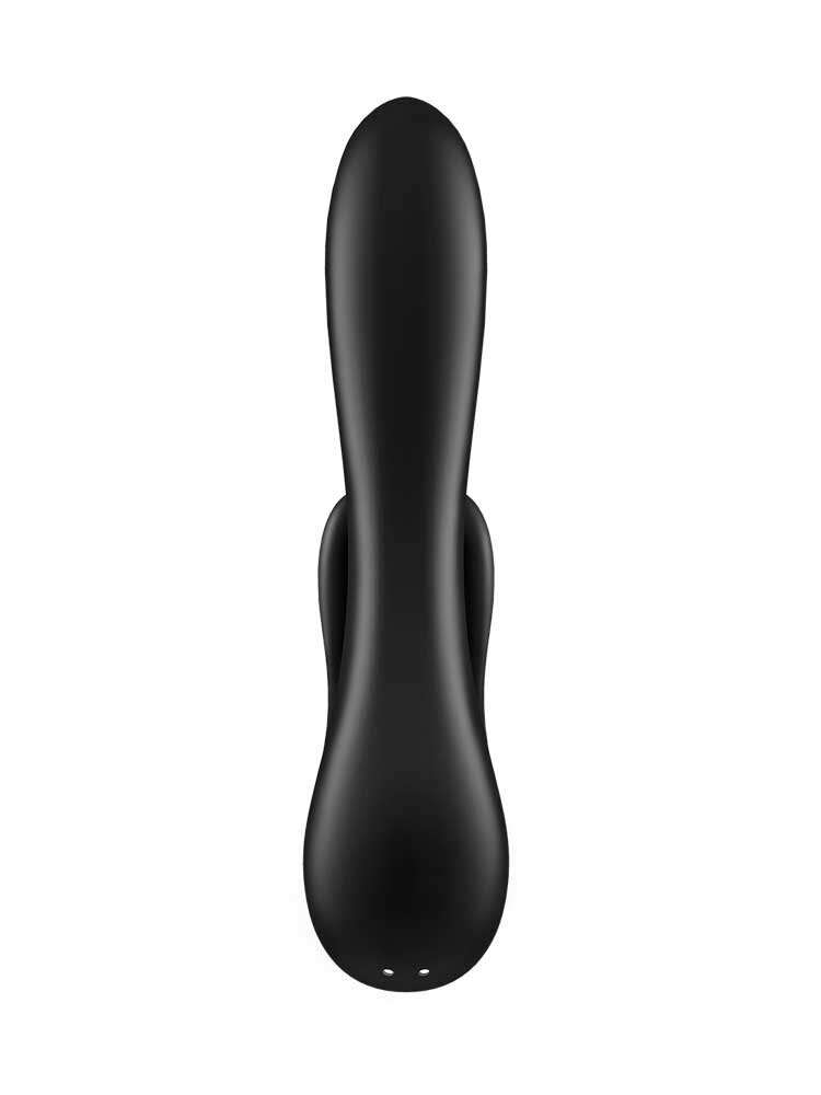 Double Flex Rabbit Vibrator Black by Satisfyer