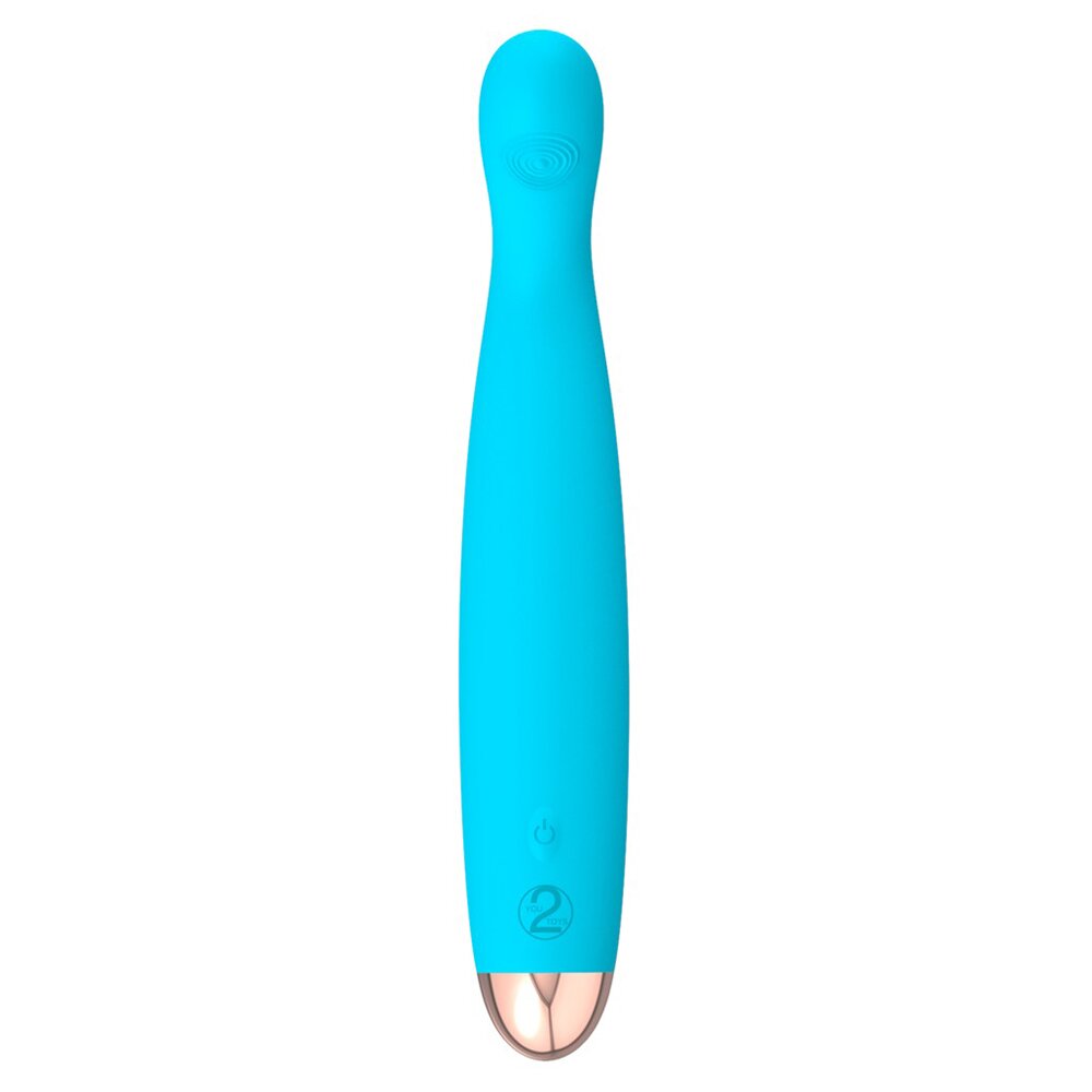 18.5cm Silk Touch Silicone Curved G-Spot Vibrator Cuties Orion