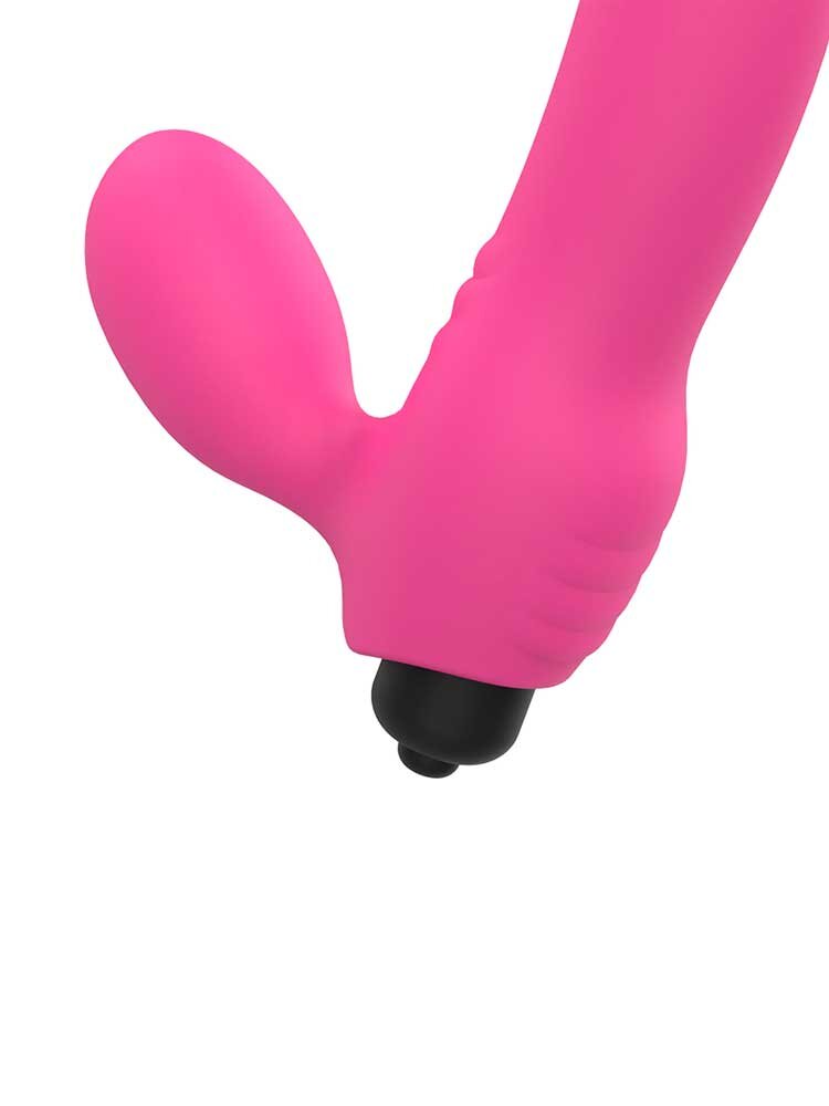 16.3cm OHMama! Bix Double Bullet Vibrator Pink DreamLove