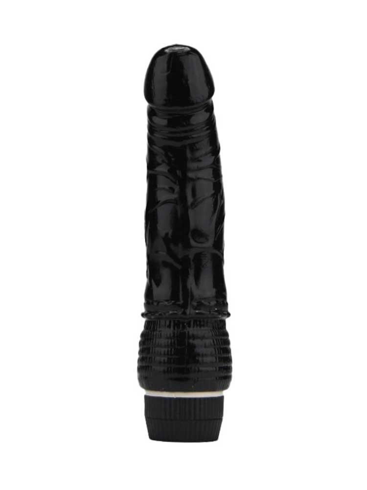 17.0cm Realistic Vibrator Black Loving Joy