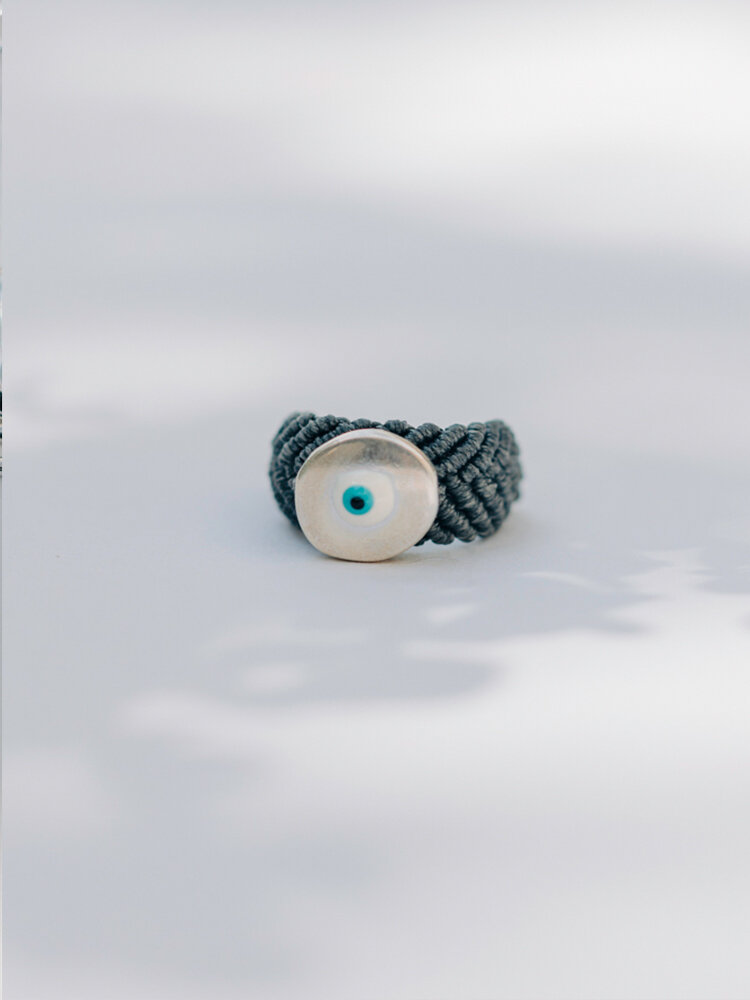 Edith Macrame Ring by Cherry Anthie