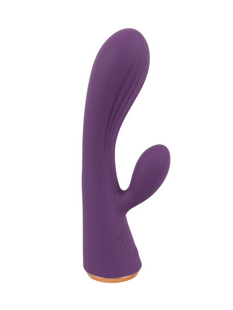 17.8cm Super Soft Double Layer Silicone Rabbit Vibrator Purple You2Toys