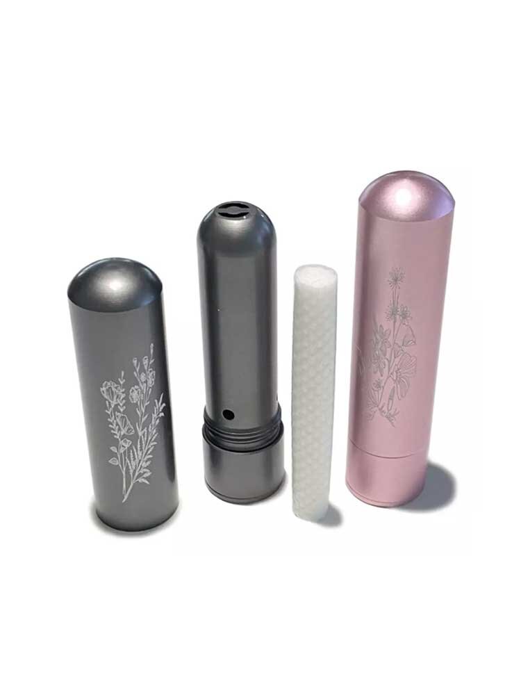 Inalia Εισπνευστήρας Αιθέριου Ελαίου Ροζ - Essential oil Inhaler Innobiz