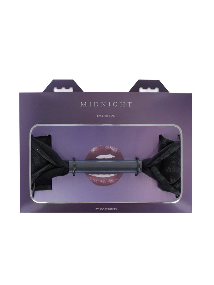 Midnight Lace Bit Gag by Sportsheets