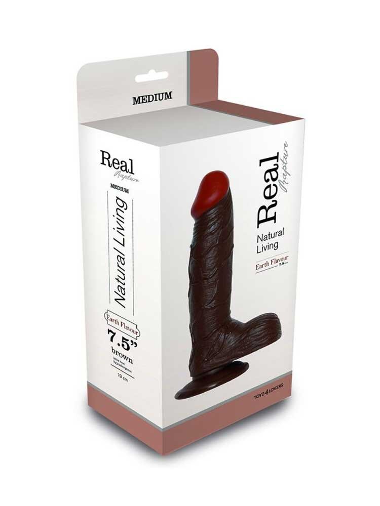 Real Rapture Dildo 19cm Brown by Toyz4Lovers