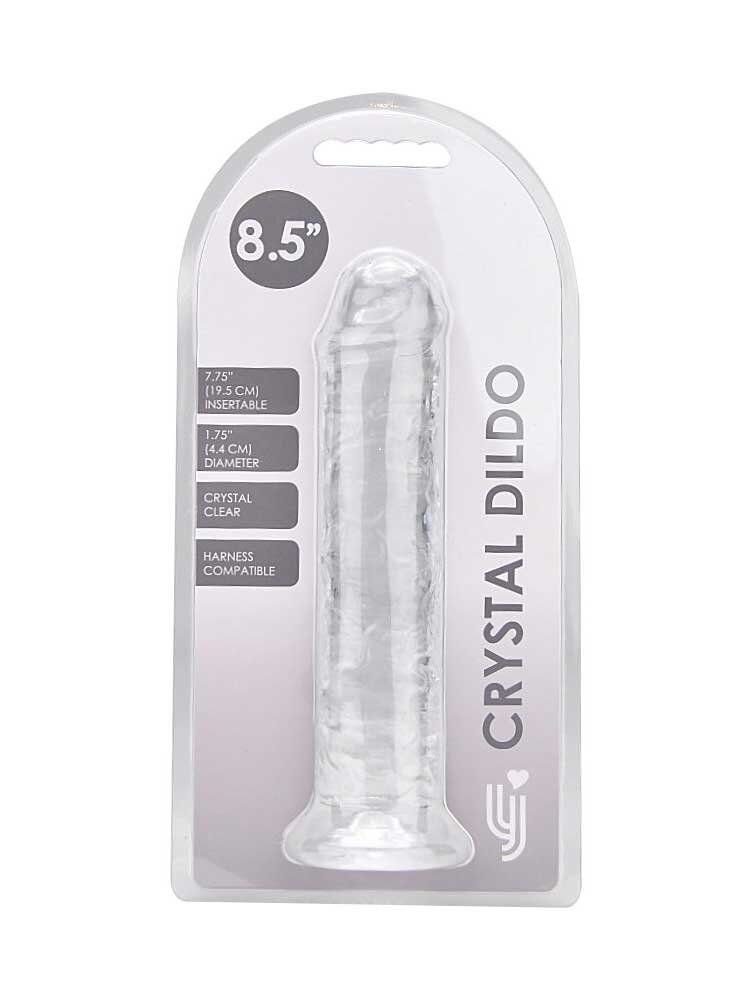 21.5cm Dildo Suction Cup Clear Loving Joy