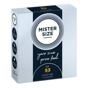 Προφυλακτικά  Medium 3 Pack (53mm) Mister Size