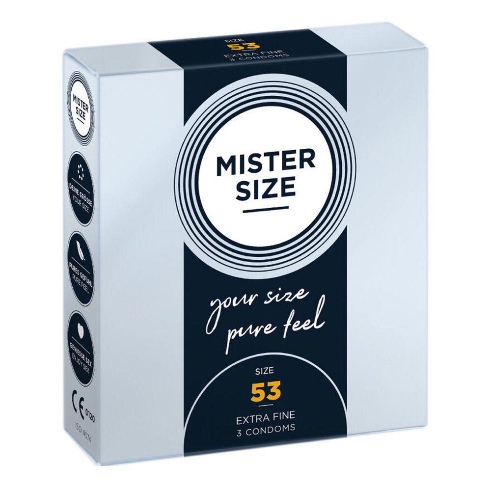 Προφυλακτικά  Medium 3 Pack (53mm) Mister Size