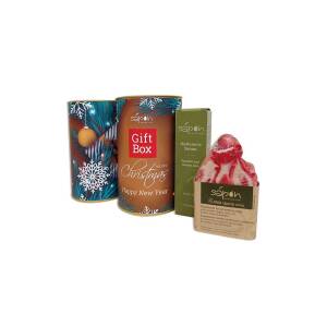 Χριστουγεννιάτικο Gift Box Φυσικό Υαλουρονικό - Χειροποίητο σαπούνι κεράσι Sapon