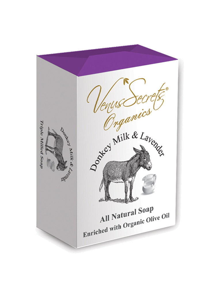 Σαπούνι με γάλα γαϊδάρας και λεβάντα από Venus Secrets Organics