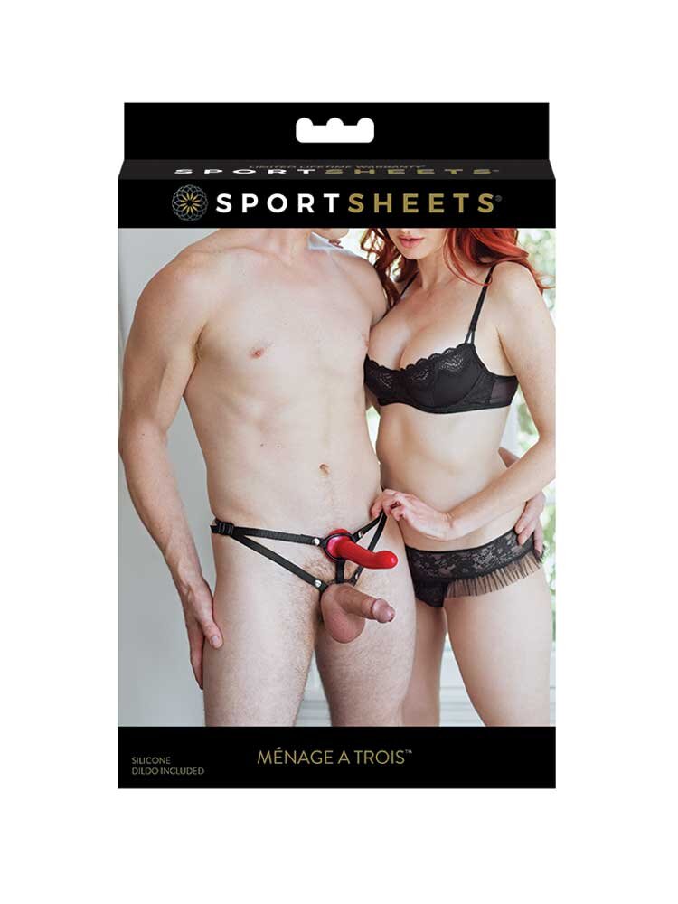 'Menage a Trois' for Two Strap On by Sportsheets
