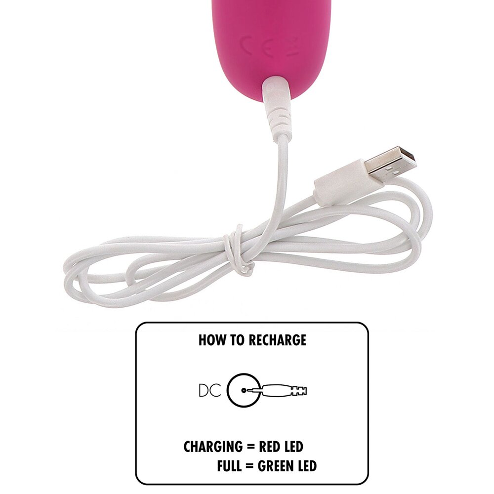 21.0cm Awesome G-Spot Vibrator Love Rabbit Pink ToyJoy