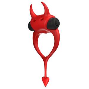 Devol Irressistible Vibrating Cock Ring Red Adrien Lastic