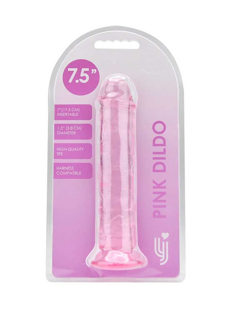 19.0cm Dildo Suction Cup Pink Loving Joy