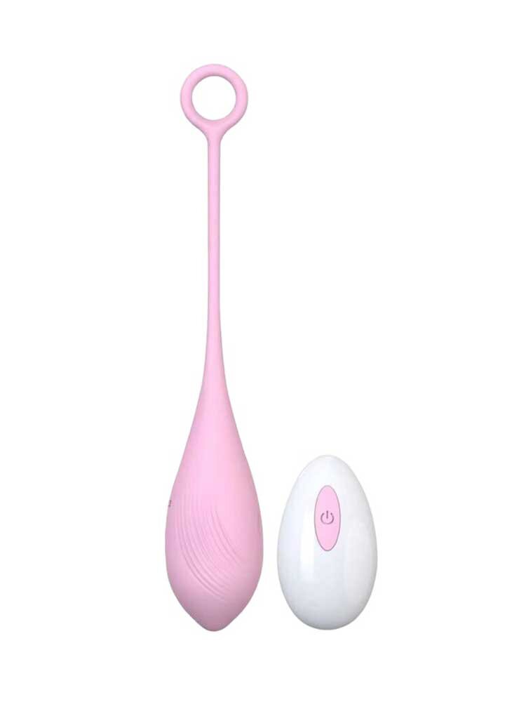 20.0cm Remote Controlled Vibrating Egg Pink Loving Joy