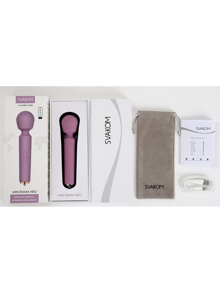 17.0cm Mini Emma Neo Wand Vibrator Svakom