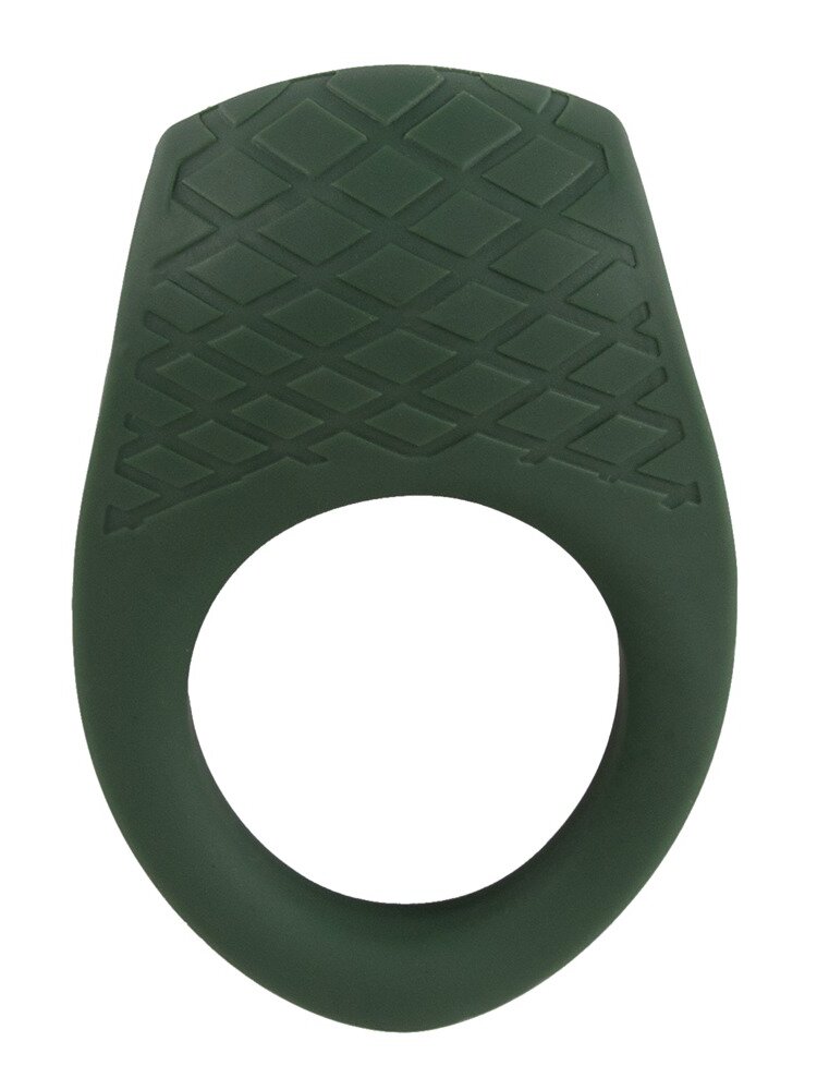 Luxurious Vibrating Silicone Cock Ring Emerald Love Orion
