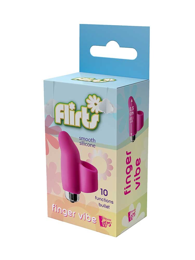 Flirts Clitoral Finger Vibe Pink Dream Toys