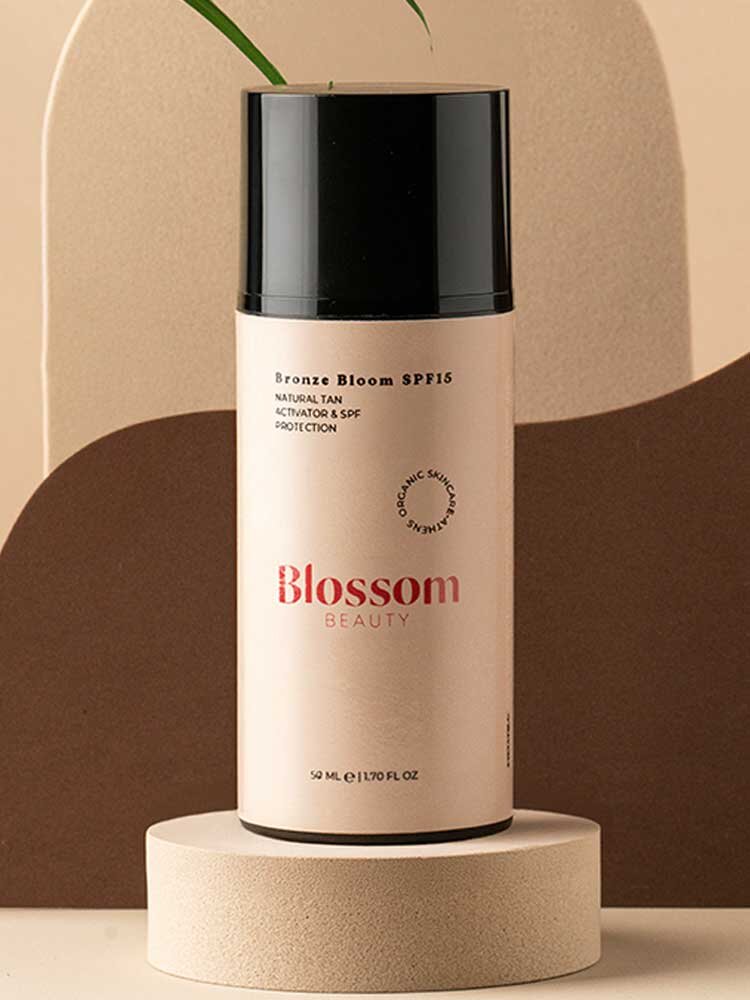 Bronze Bloom SPF15 – Natural Tan Activator & Sun Protector 50ml Blossom Beauty