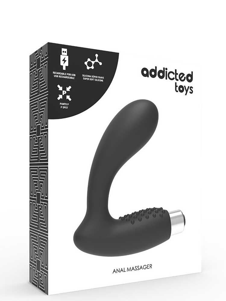 3.0cm Ø Anal Prostate Massager Model 5 Black Addicted Toys DreamLove