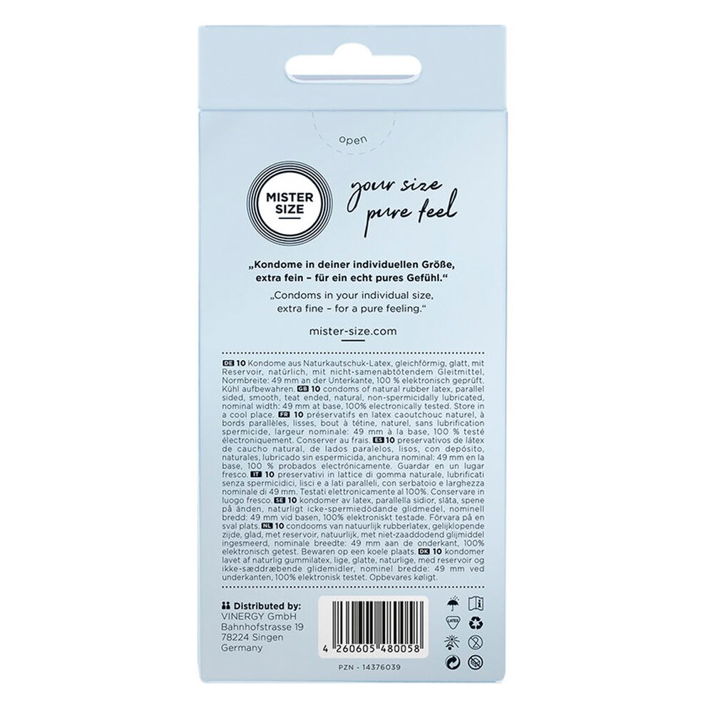 Προφυλακτικά  Small 10 Pack (49mm) Mister Size