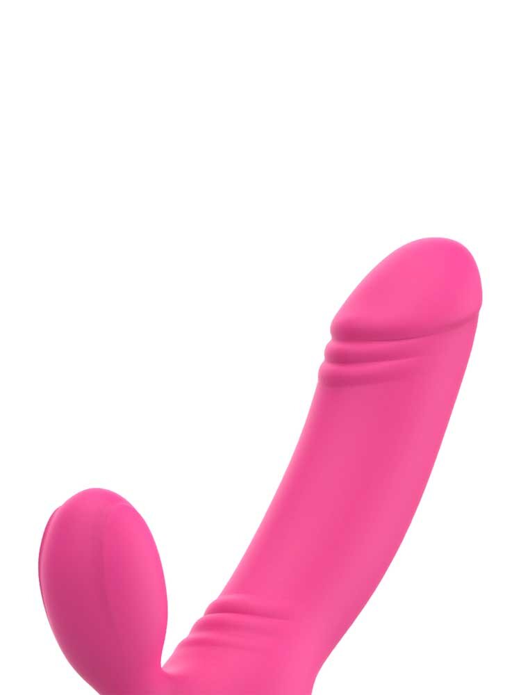 16.3cm OHMama! Bix Double Bullet Vibrator Pink DreamLove