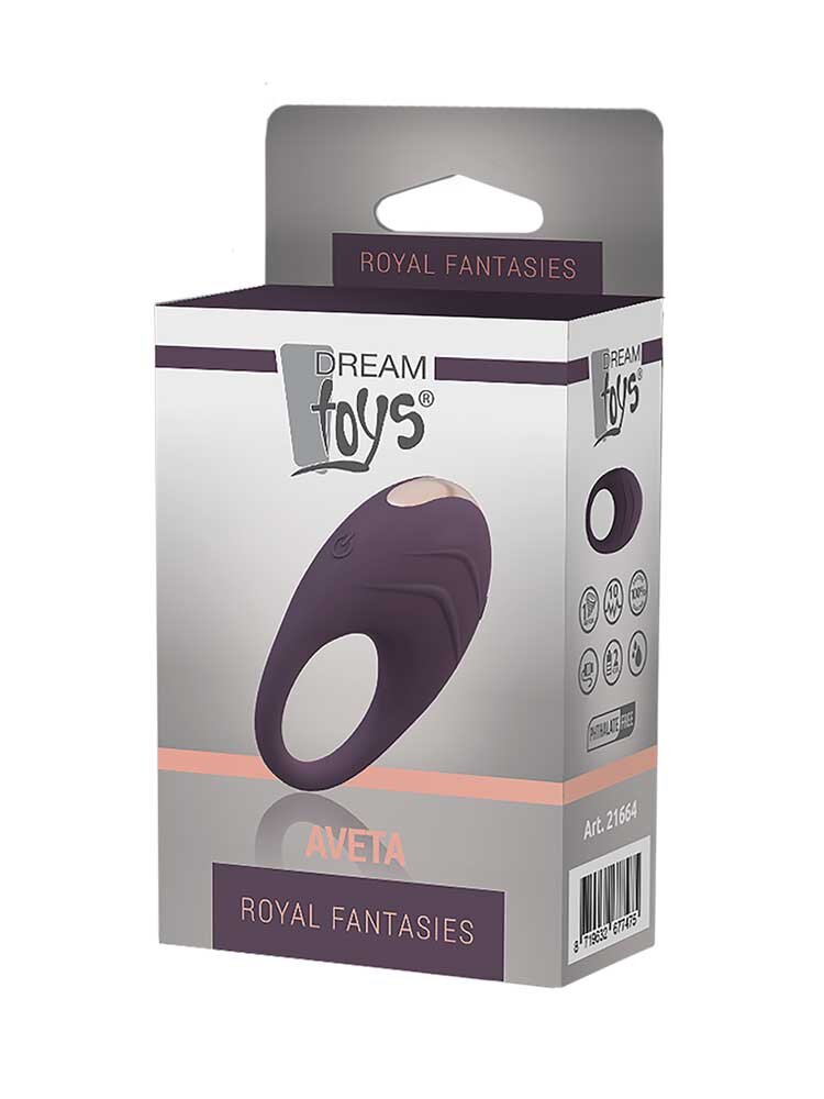 Aveta Royal Fantasies Vibrating Cock Ring by Dream Toys
