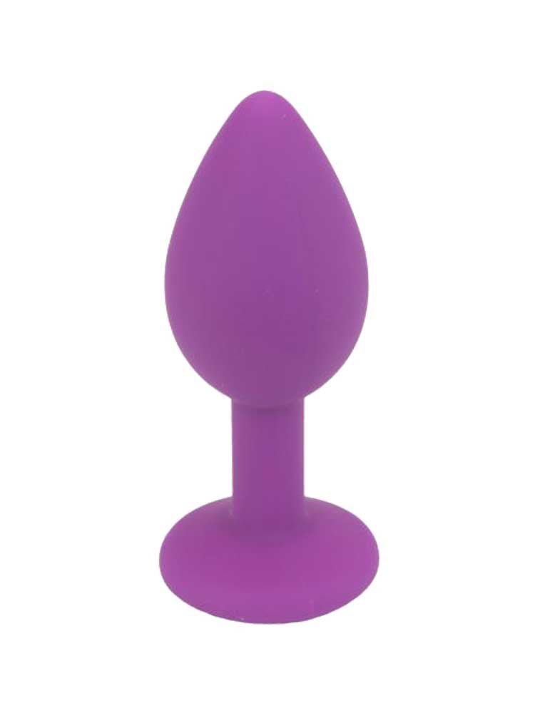 Small Jewelled Silicone Butt Plug by Loving Joy