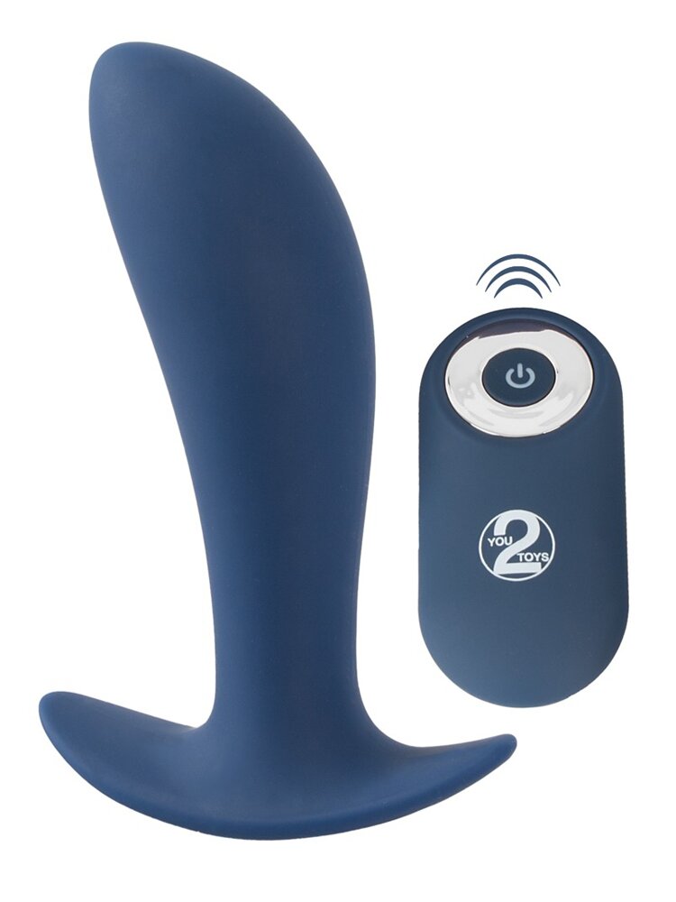 3.3cm Ø Remote Controlled USB Rechargable Soft Touch Butt Plug 12.0cm Orion