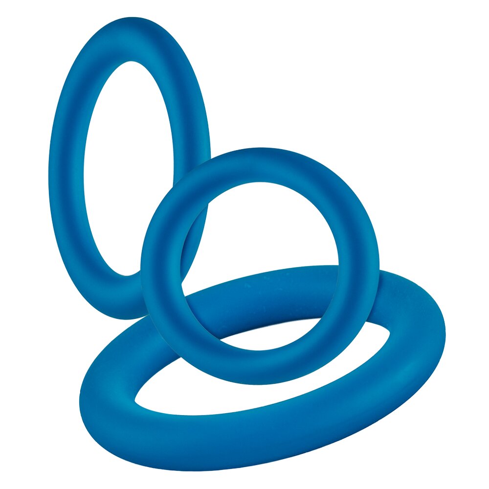 Long Play Love Set (5 Piece Silicone Cock Ring Set) Dream Toys