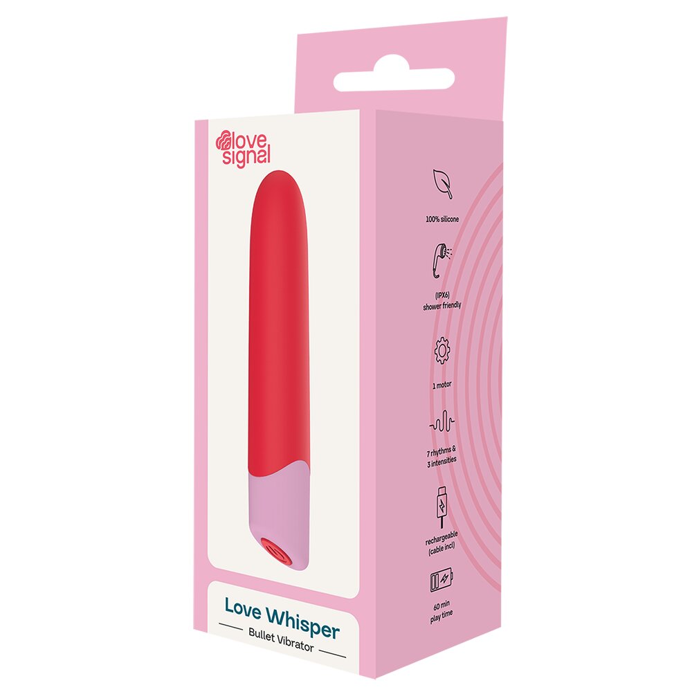 12.4cm Love Whisper Bullet Vibrator Love Signal Dream Toys