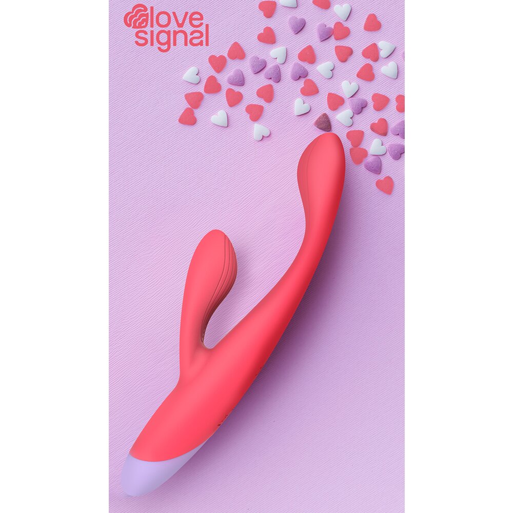 19.0cm Double Beat Duo Motor Slim Rabbit Vibrator Dream Toys