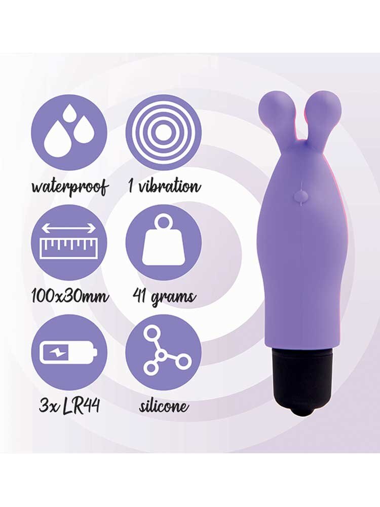 Magic Finger Bunny Vibrator Purple FeelzToys