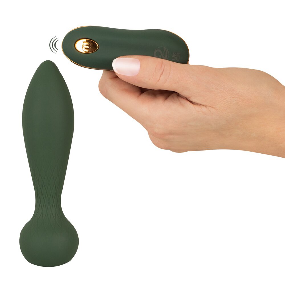 3.5cm Ø Luxurious RC Anal Plug Emerald Love 14cm Orion