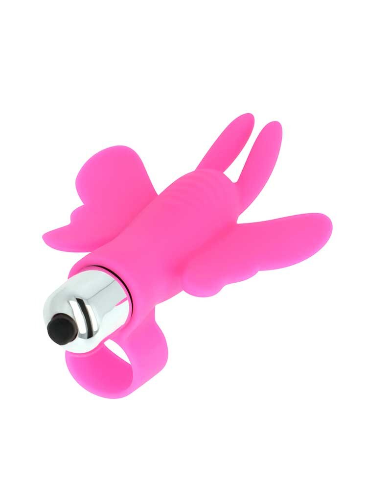 OhMama! Butterfly Stimulating Finger Vibe Pink by DreamLove