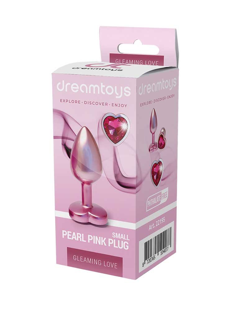 2.7cm Ø Small Heart Gleaming Love Plug Pink 7.1cm Dream Toys