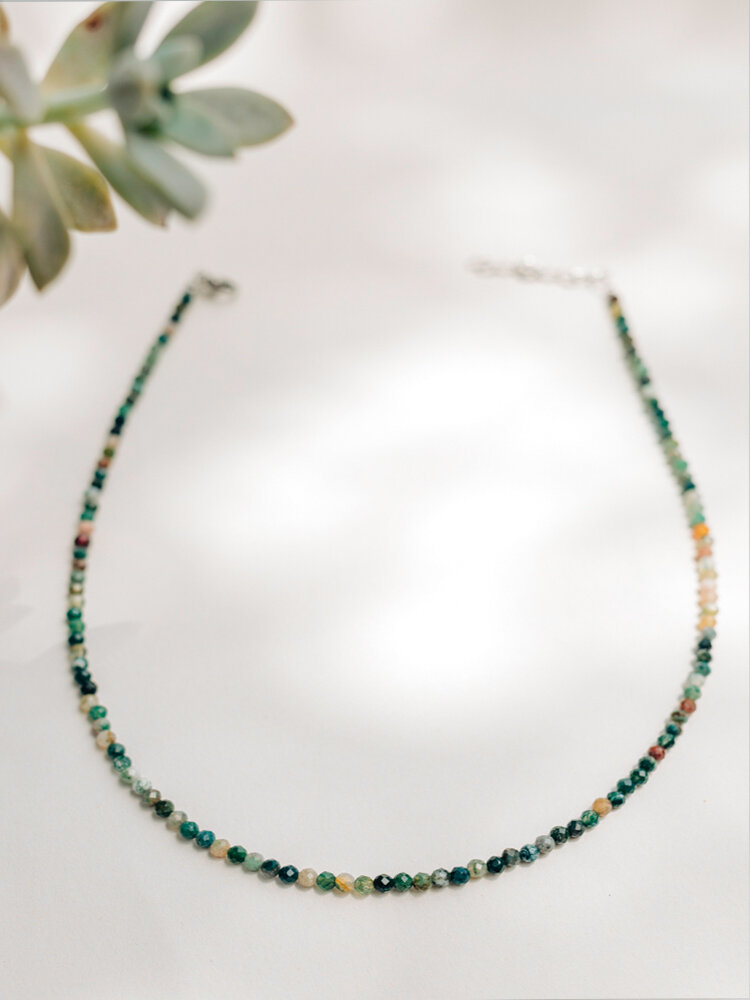 Indian Agate Necklace by Cherry Anthie