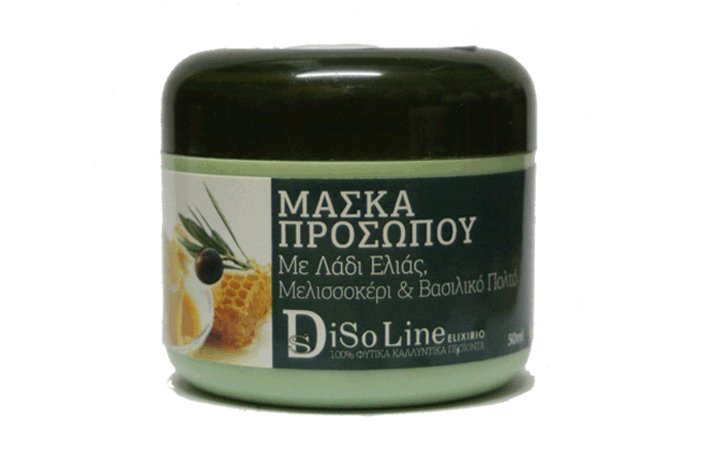 Μάσκα Προσώπου με βασιλικό πολτό Disoline Elixirio