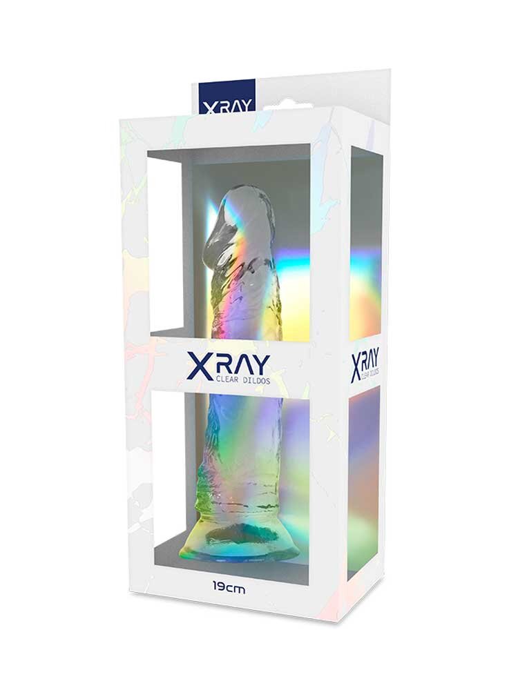 X Ray Clear Realistic Dildo 19cm DreamLove