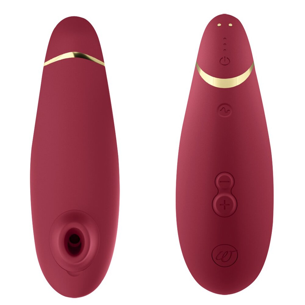 15.5cm Premium 2 Clitoral Stimulator Bordeax by The Original Womanizer