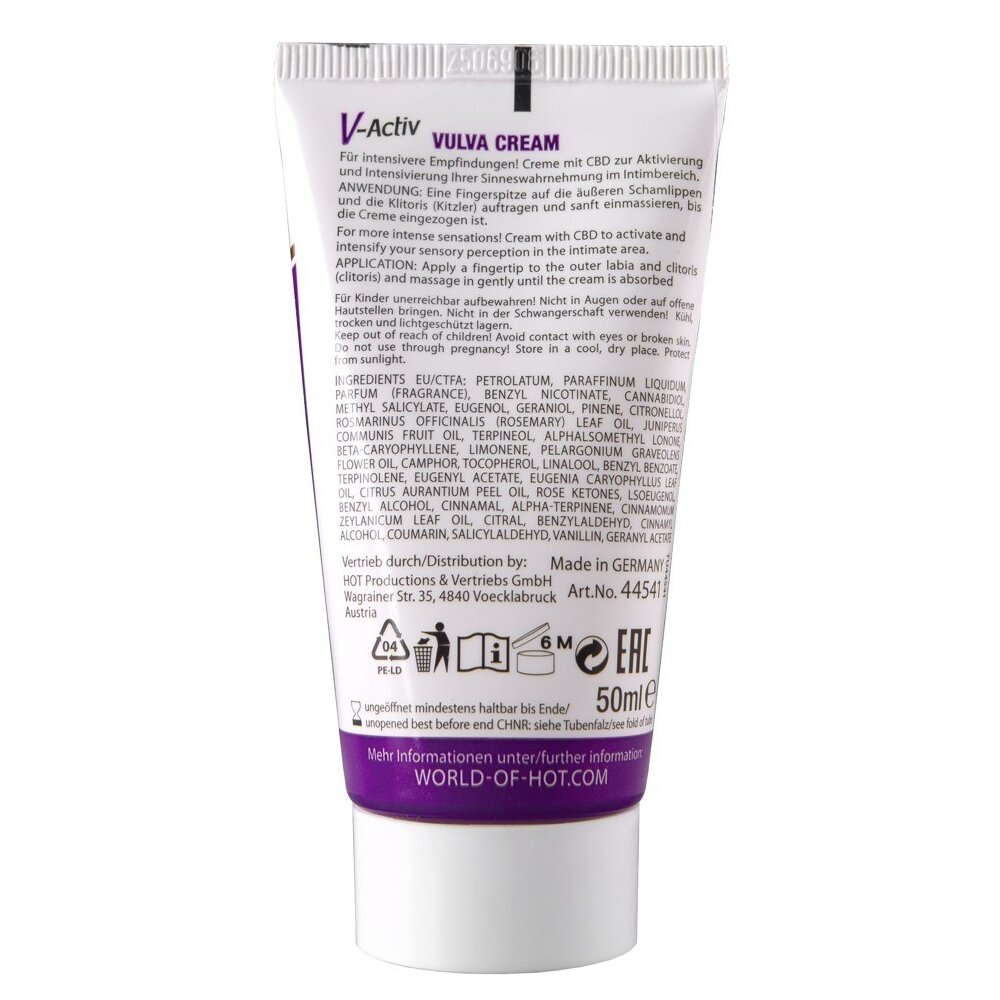 V-Activ Vulva Cream 50ml by Hot Austria