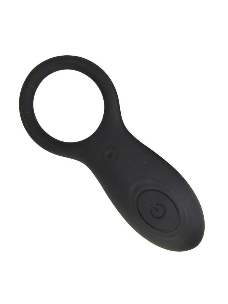 Halo Remote Controlled Vibrating Cock Ring Black Loving Joy