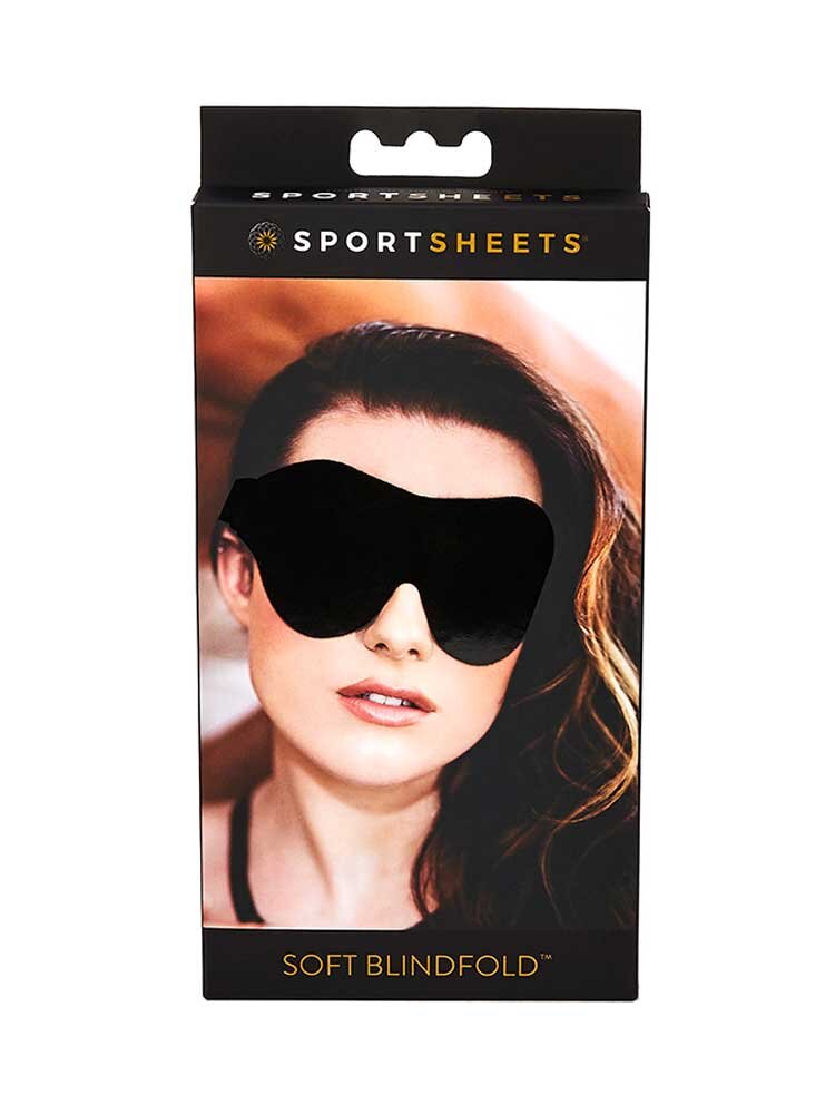 Soft Blindfold Black by Sportsheets