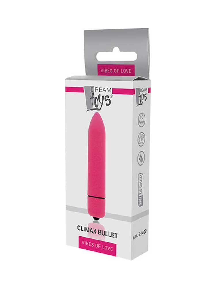 9.0cm Pink 10 Speed Climax Bullet Dream Toys