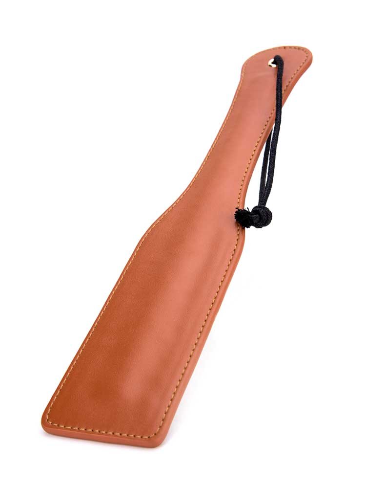 32.0cm Elite Blaze Paddle Cognac Vegan Leather Dream Toys