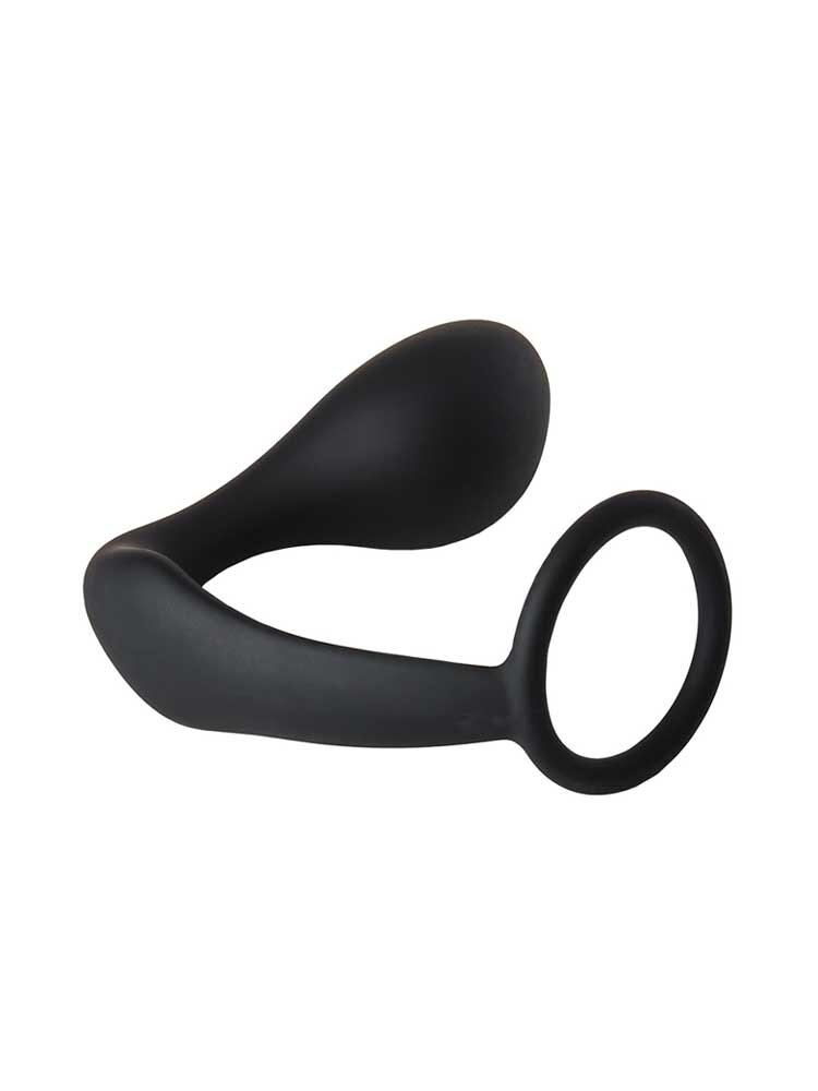 FantAAStic Anal Plug with Cockring Black Dream Toys