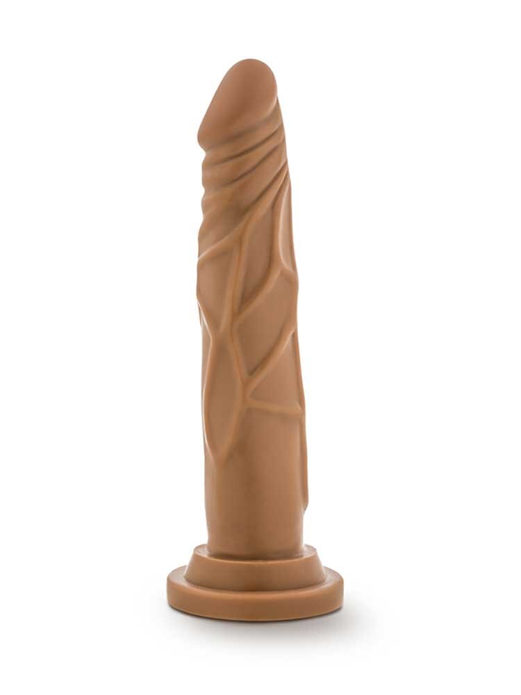 19.0cm Dr Skin Realistic Dildo Mocha Blush Novelties