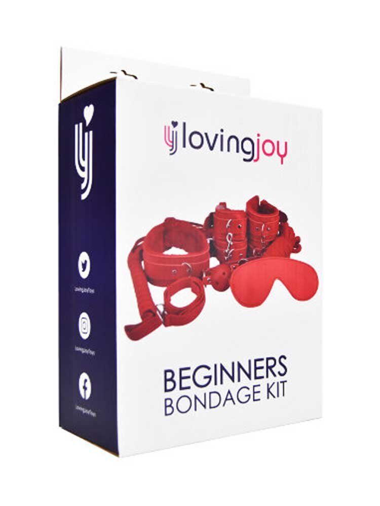 Beginner's Bondage Kit Red (8 Piece) by Loving Joy