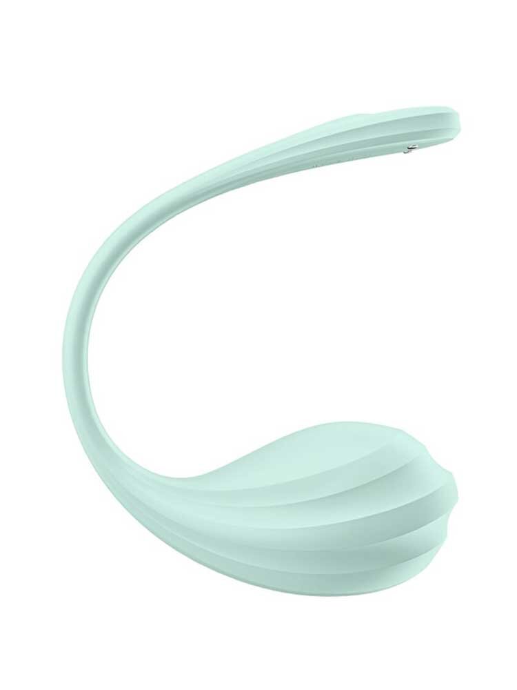 Smooth Petal G-Spot Vibrator App Controlled Green Satisfyer